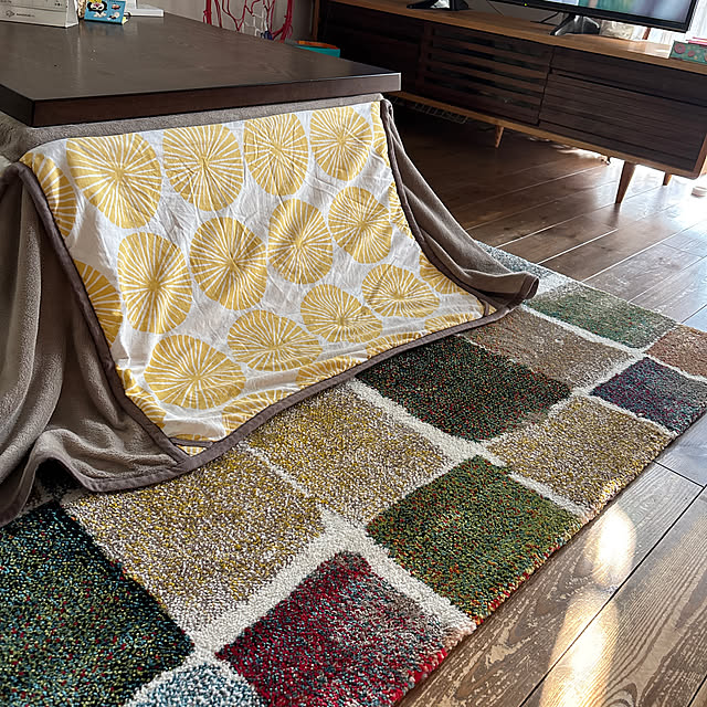 Ayakaのイケヒコ・コーポレーション-トルコ製　ウィルトン織カーペット『パレット　RUG』約133×190ｃｍ の家具・インテリア写真