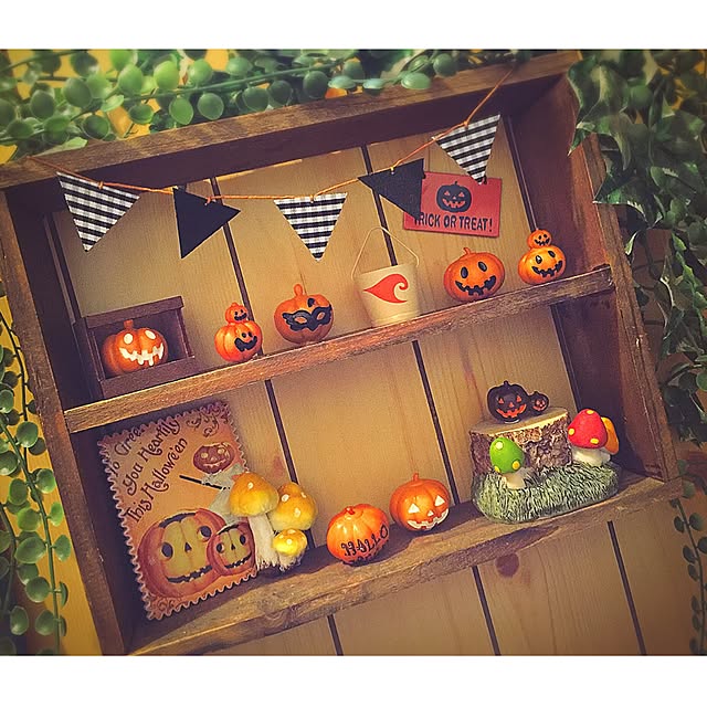 セリア ハロウィングッズのおしゃれなアレンジ・飾り方の セリア ハロウィングッズのおしゃれなアレンジ・飾り方の