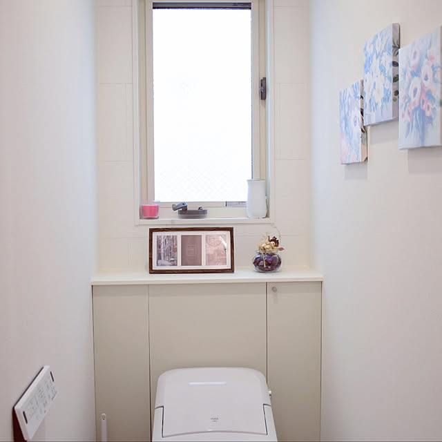 IKEA/100均/アートのある暮らし/トイレの壁/トイレ...などのインテリア実例 - 2022-08-02 09:53:56