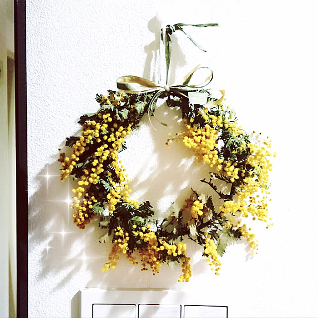 ミモザリース/イベント参加します♡/花のある暮らし/ホワイトインテリア/シンプルライフ...などのインテリア実例 - 2019-03-08 07:45:37