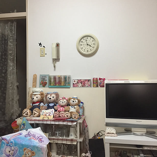 家電は白/ディズニーグッズ/雑貨/salut!/100均...などのインテリア実例 - 2019-11-30 16:02:18