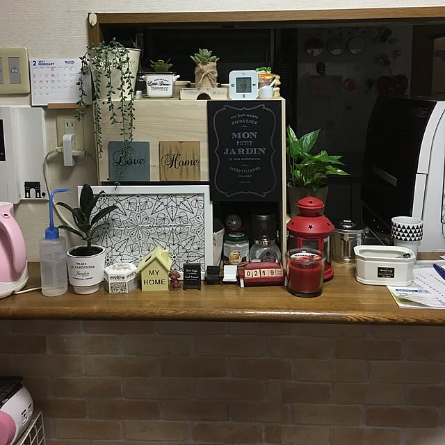 リビング/ダイソー/ハンドメイド/100均/雑貨...などのインテリア実例 - 2017-02-24 07:56:14