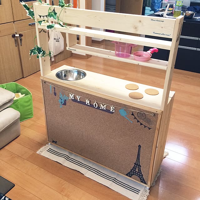 リビング/セリア/DIY/IKEAのインテリア実例 - 2015-06-04 00:28:45