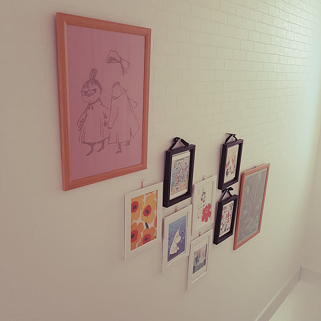 壁/天井/アートギャラリー/写真フレーム/IKEA/ダイソー...などのインテリア実例 - 2020-11-03 13:40:56