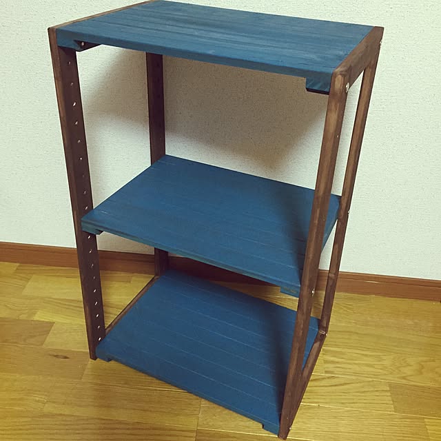 リビング/木製ラック/ニトリ/塗装/DIY...などのインテリア実例 - 2015-06-04 20:57:42