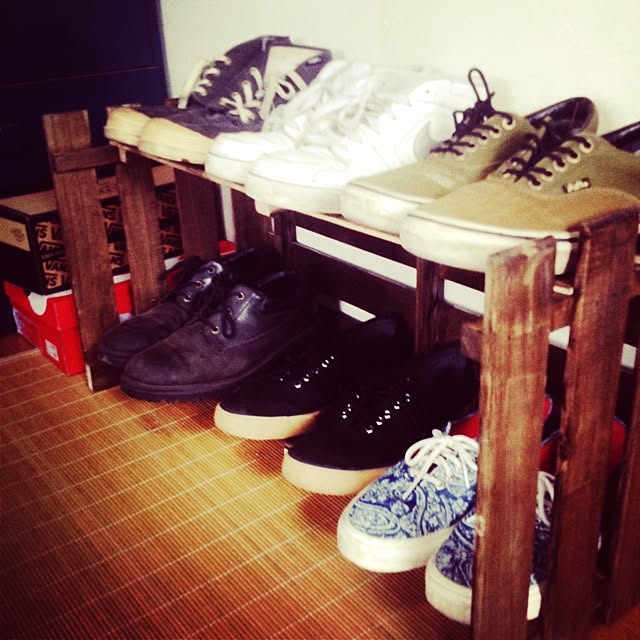 部屋全体/#ペイント/DIY/手作り/#すのこのインテリア実例 - 2014-06-02 09:31:51