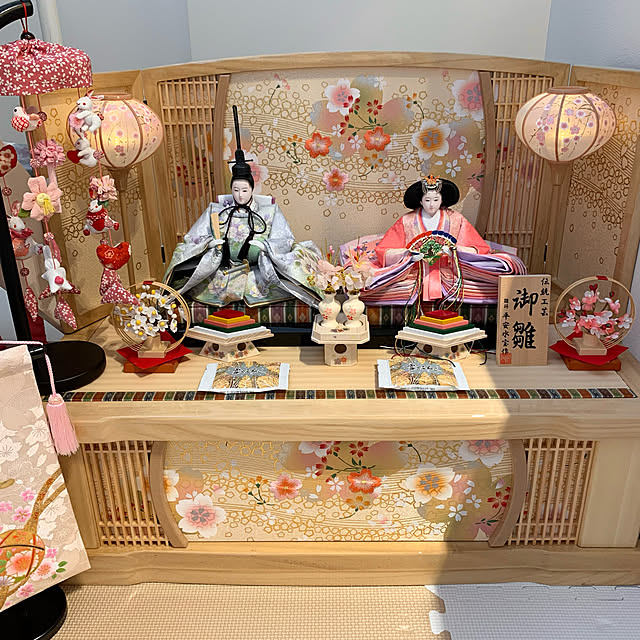 お雛様/ひな祭り/棚のインテリア実例 - 2022-03-02 16:10:52