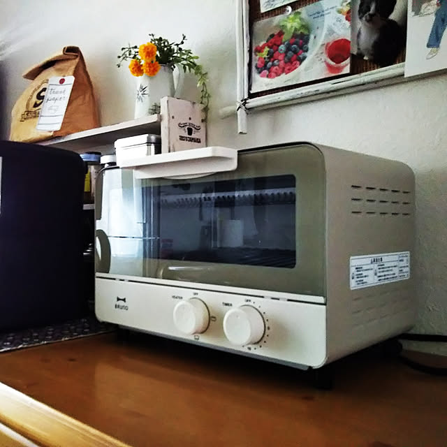 キッチン/渋かわ系♡/ルームクリップショッピング/おうち見直しキャンペーン当選♡/ブルーノオーブントースター...などのインテリア実例 - 2022-01-15 13:50:38