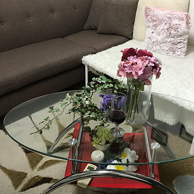 お気に入り/観葉植物/ダイソー/ドライフラワー/ソファ...などのインテリア実例 - 2019-04-10 19:56:05