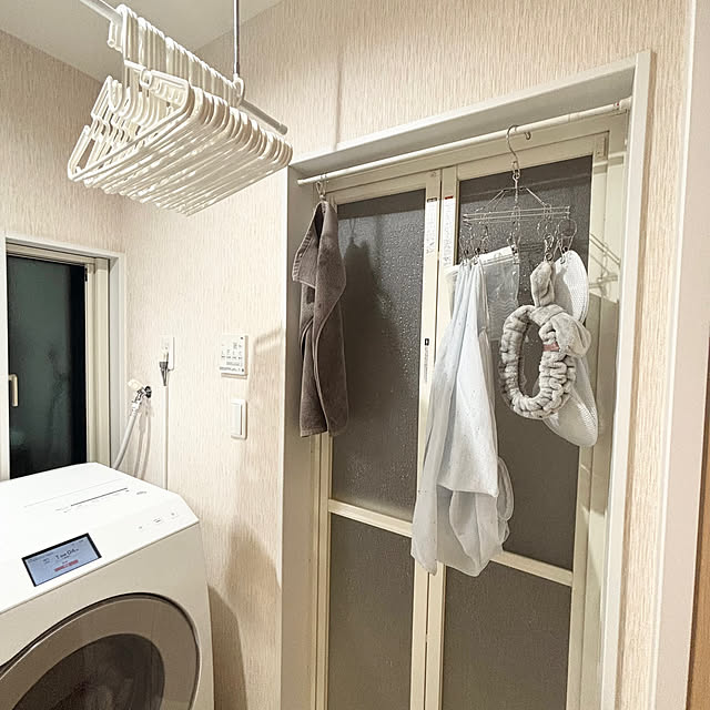 バス/トイレ/洗濯ネット収納/突っ張り棒/建売住宅のインテリア実例 - 2025-04-06 22:26:03