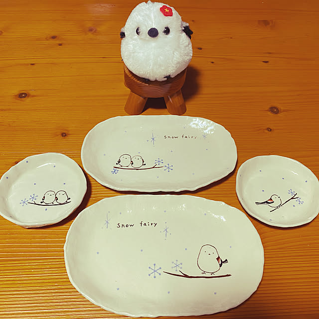 お皿/作家さん…ありがとう♡/ハンドメイド/北海道/シマエナガ...などのインテリア実例 - 2021-10-17 19:20:33