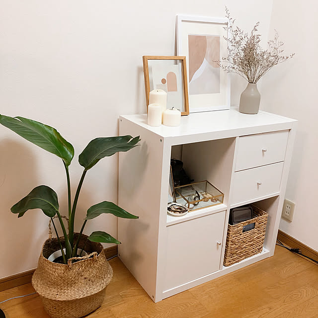 イケア IKEA KALLAX シェルフユニット ホワイト 77×77cm イケア IKEA KALLAX シェルフユニット ホワイト 77×77cm