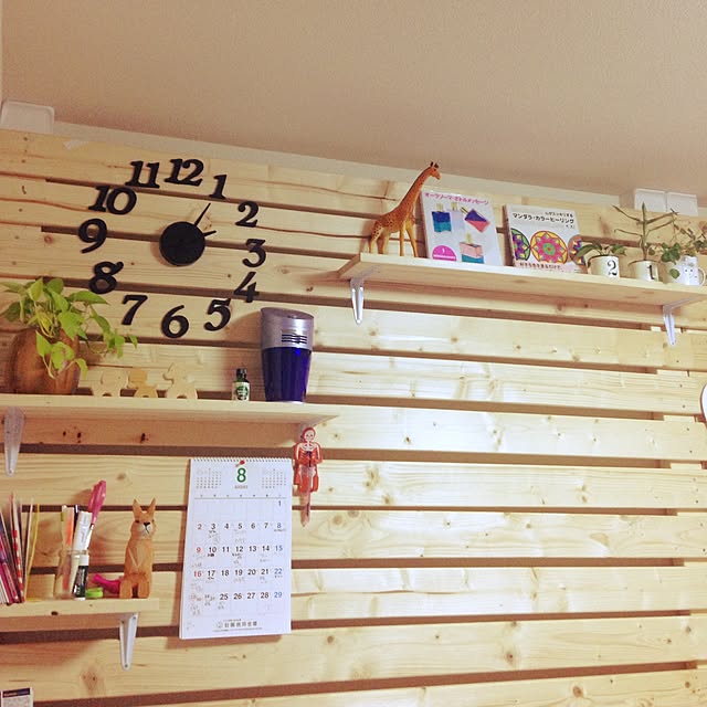 リビング/デァウォール/観葉植物/雑貨/DIY...などのインテリア実例 - 2015-08-22 02:06:44