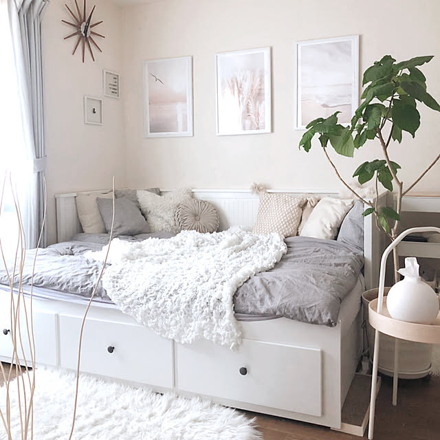 イケア HEMNES ヘムネス デイベッド 引き出し3/マットレス2付き イケア HEMNES ヘムネス デイベッド 引き出し3/マットレス2付き