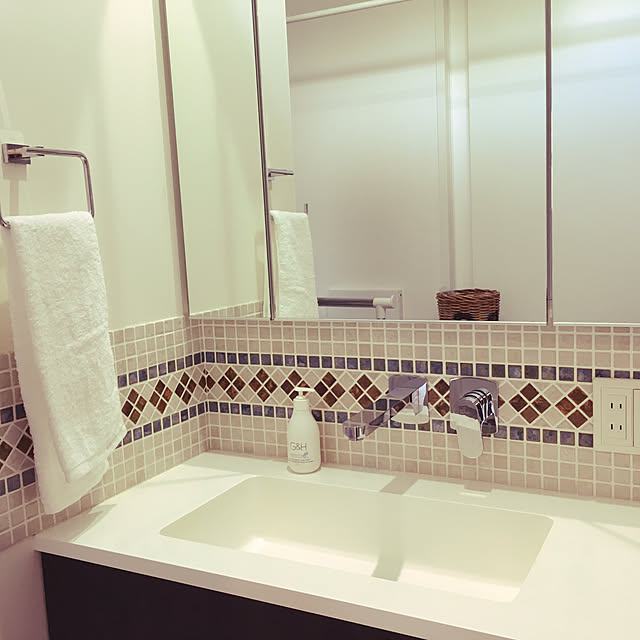 バス/トイレ/GROHE/名古屋モザイクタイルのインテリア実例 - 2017-09-13 15:16:28