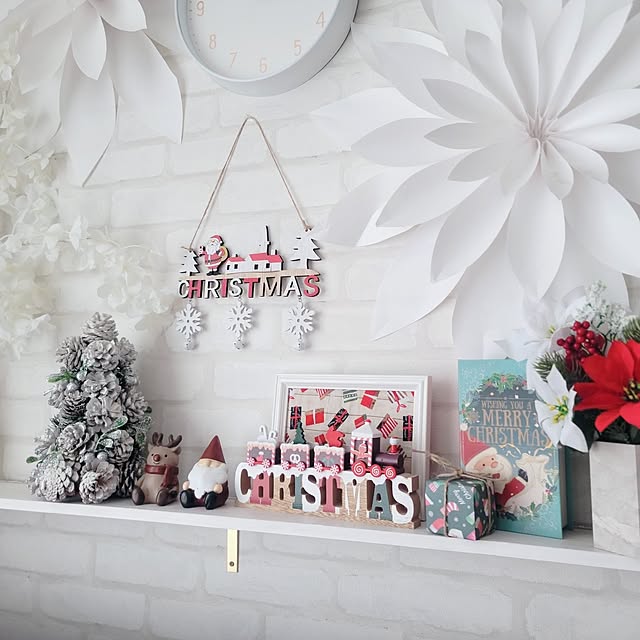 壁/天井/クリスマス/インテリア/アクセントクロス/DIY...などのインテリア実例 - 2024-12-25 10:31:57