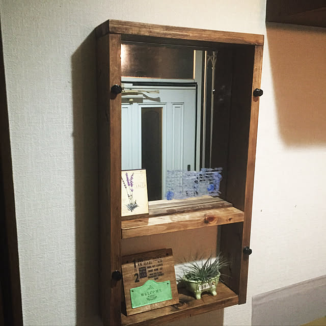 玄関/入り口/DIY/ハンドメイド/ナチュラル/アンティーク...などのインテリア実例 - 2017-09-22 01:39:36