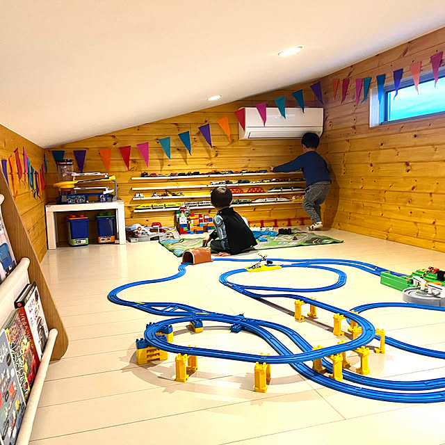 部屋全体/子ども部屋/秘密基地みたいでお気に入り/プラレール 部屋全体/子ども部屋/秘密基地みたいでお気に入り/プラレール