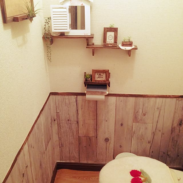 バス/トイレ/100均/セリア/DIY/賃貸...などのインテリア実例 - 2015-02-22 19:25:13