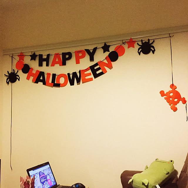 壁/天井/ハロウィン/引越ししたて/ナチュラルのインテリア実例 - 2018-10-27 23:29:35