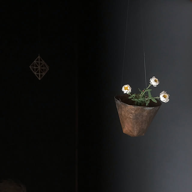 宙に浮く花器/花器/セルフリノベーション/お花のある暮らし/植物のある暮らし...などのインテリア実例 - 2022-03-30 07:15:06