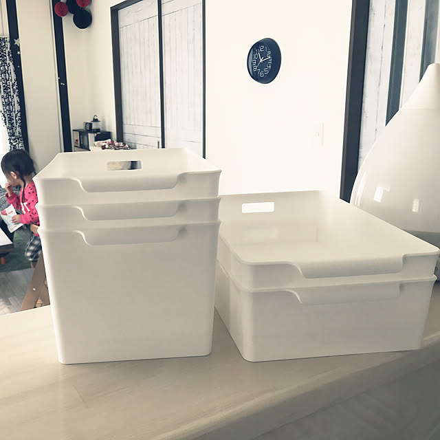 部屋全体/年始からお片づけ/セリア/モノトーン好き/スッキリ使いやすくしたい‼︎...などのインテリア実例 - 2018-01-04 11:15:20
