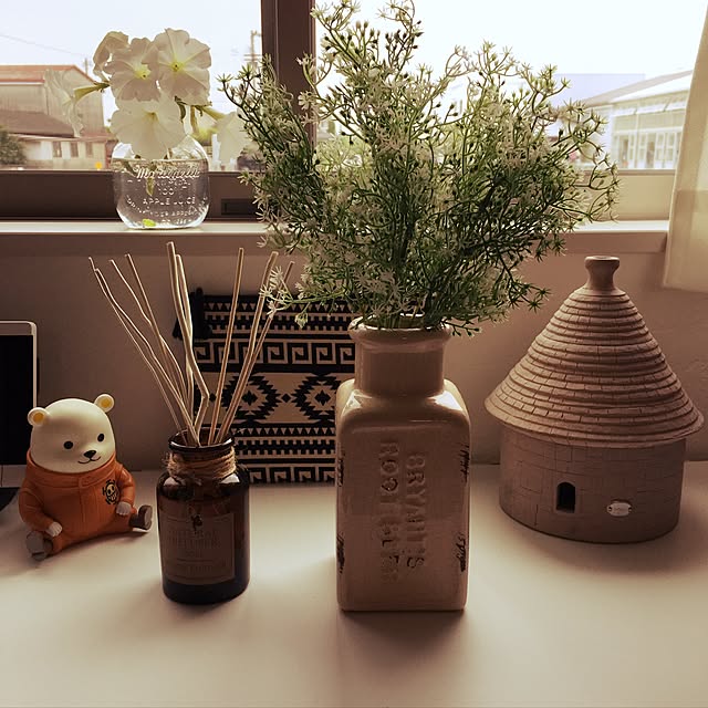 棚/雑貨/アンティーク/観葉植物/カフェ風のインテリア実例 - 2017-06-13 10:07:11