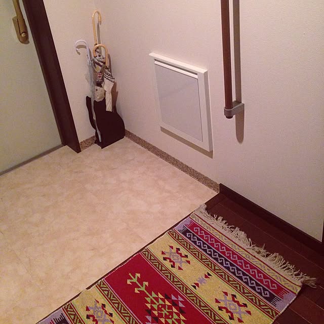 玄関/入り口/ねこ雑貨/トルコ絨毯のインテリア実例 - 2015-05-03 21:35:53