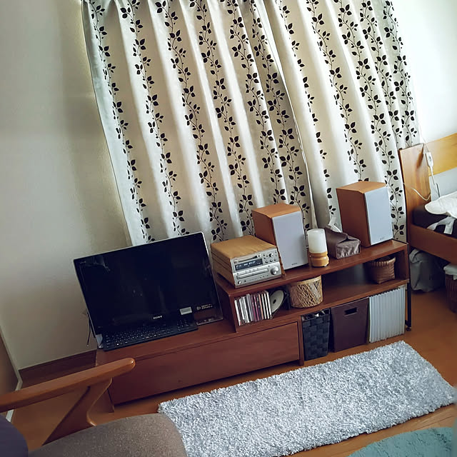 部屋全体/カーテン/一人暮らしのインテリア実例 - 2020-10-16 15:46:17