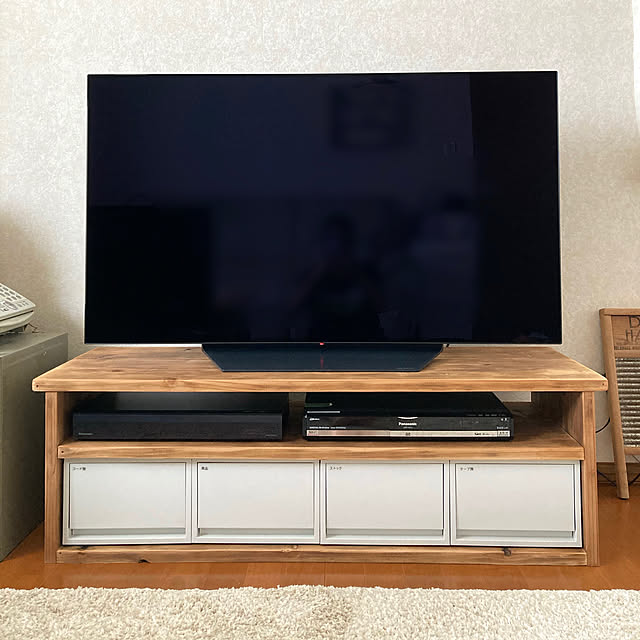 ハンドメイド/木工DIY/木工/DIY女子/テレビ台リメイク...などのインテリア実例 - 2020-09-12 11:58:09