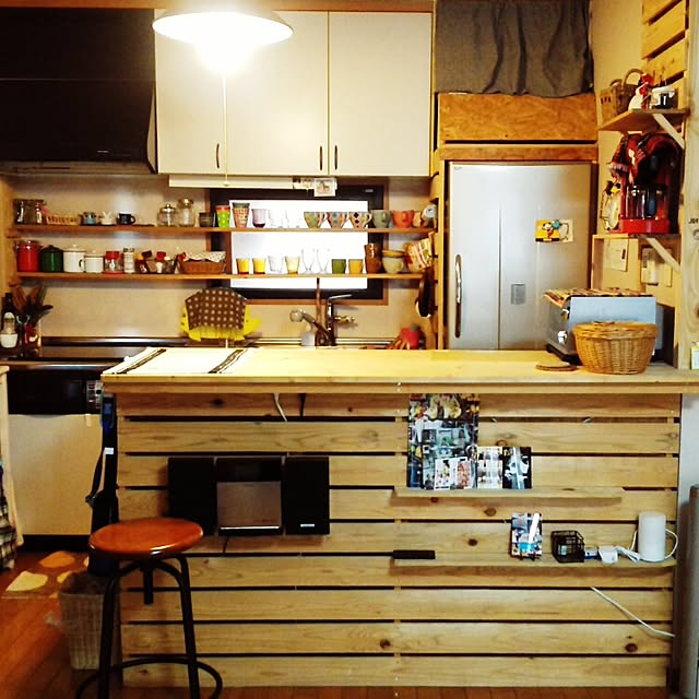 DIY/カウンター/キッチン棚/部屋全体のインテリア実例 - 2015-11-08 16:23:44