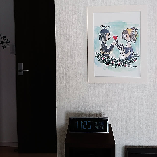 ベッド周り/アートのある部屋/イベント参加中/軽井沢/ペイネ...などのインテリア実例 - 2018-09-17 11:36:20