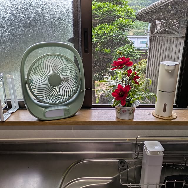 棚/夏の暮らし準備/築70年以上/いなか暮らし/充電式ファン...などのインテリア実例 - 2025-06-08 16:32:37