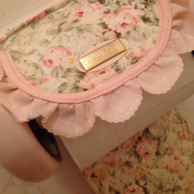 バス/トイレ/レース/薔薇/ピンク/花柄...などのインテリア実例 - 2014-05-10 04:58:49
