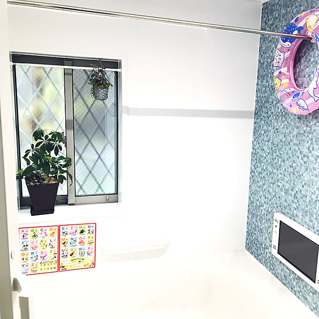 グリーンネックレス/観葉植物/お風呂場の窓/グリーンのある暮らし/バス/トイレのインテリア実例 - 2020-04-01 16:15:51