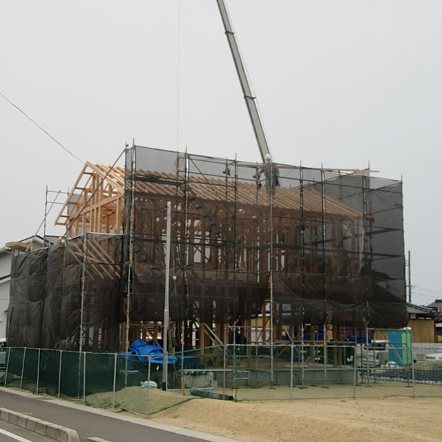 部屋全体/新築建築中のインテリア実例 - 2017-04-04 09:23:28