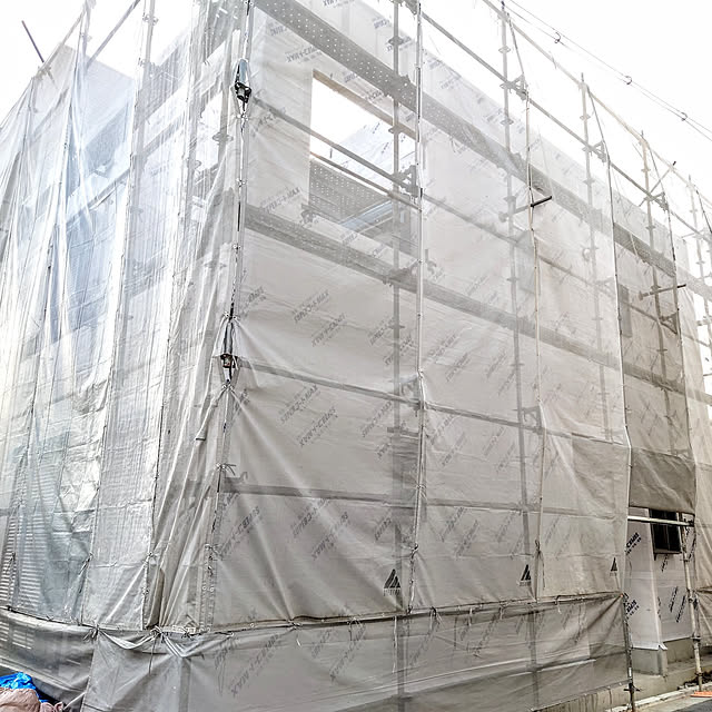 部屋全体/マイホーム建築中/新築一戸建て/断熱材入れました/ホワイトインテリアのインテリア実例 - 2021-07-13 10:51:16