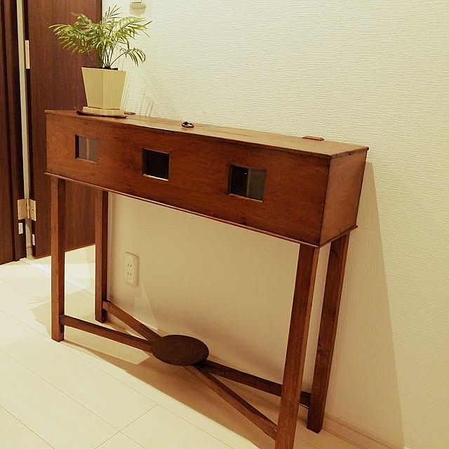 玄関/入り口/バリ雑貨/ニトリの観葉植物のインテリア実例 - 2017-04-24 21:58:53