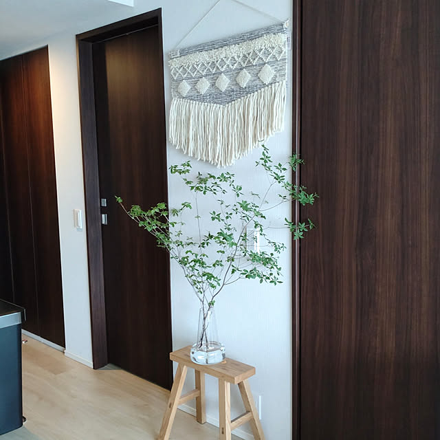 壁/天井/タペストリー/北欧/縦長の部屋/いつもいいね！ありがとうございます♪...などのインテリア実例 - 2022-05-23 10:38:13