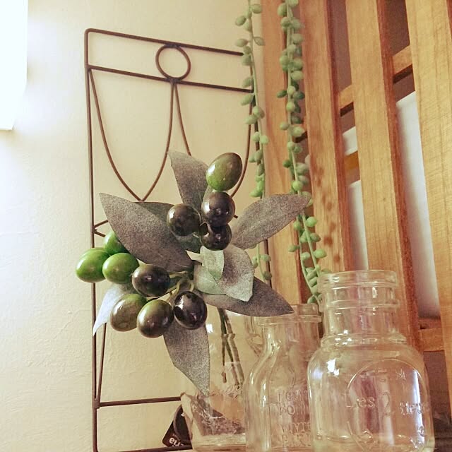 棚/セリアフェイク/オイルステイン/すのこ棚DIY/DIY...などのインテリア実例 - 2015-02-25 16:24:57