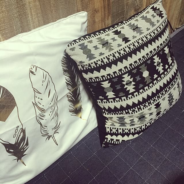 ベッド周り/クッションカバー/購入品♡/ミカヅキモモコ/今日は休み♡のインテリア実例 - 2017-02-22 19:50:35