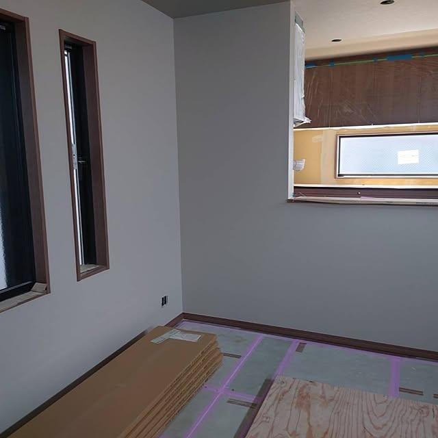 キッチン/グレーの壁紙/注文住宅/新築一戸建て/DAIKEN...などのインテリア実例 - 2024-02-27 21:07:08