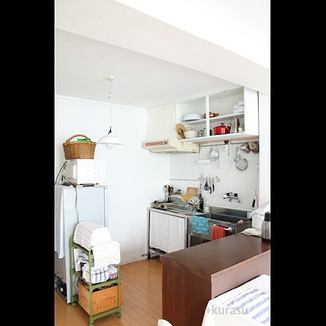 キッチン/業務用シンク/IKEA/中古住宅のインテリア実例 - 2015-04-18 13:55:54