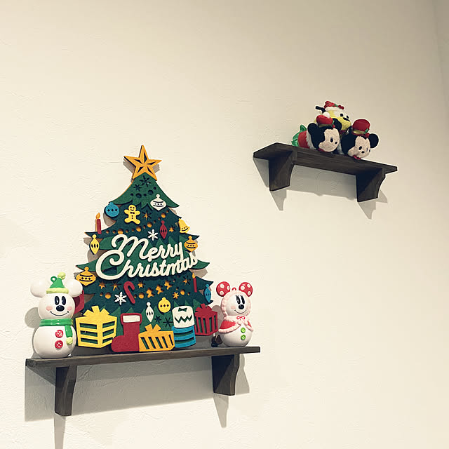 ツムツム/AWESOME STORE/クリスマス/フェルト/クリスマスツリー...などのインテリア実例 - 2020-12-07 20:35:49