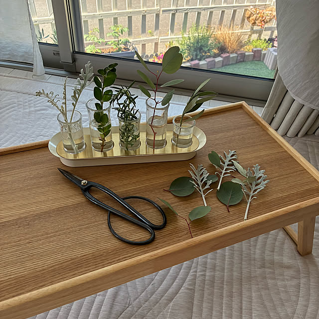 花瓶/ガーデニング初心者/朝活/IKEA/机のインテリア実例 - 2025-06-05 11:28:08