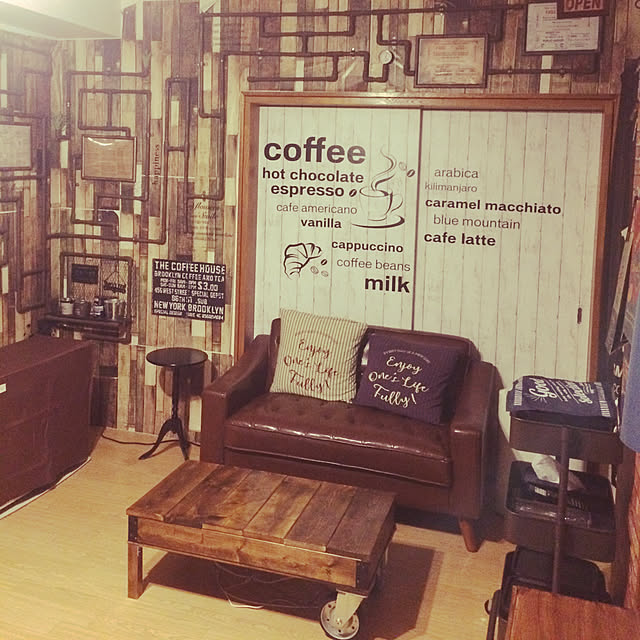 部屋全体/DIY/一人暮らし/セリア/100均...などのインテリア実例 - 2018-08-11 00:32:26