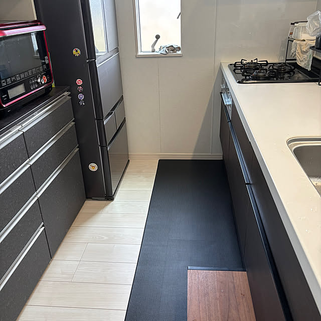 キッチン/キッチンマットを新しくしました！/キッチンマットはクッションフロア/キッチンマット240cm/キッチンマット替えました...などのインテリア実例 - 2025-03-28 23:03:11