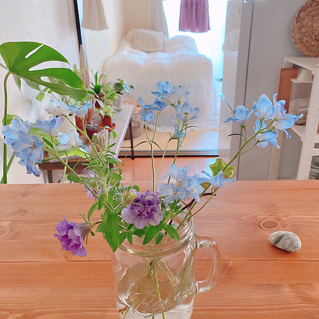 玄関/入り口/一人暮らし/賃貸/ひとり暮らし/お花のある暮らしのインテリア実例 - 2024-05-04 08:41:13