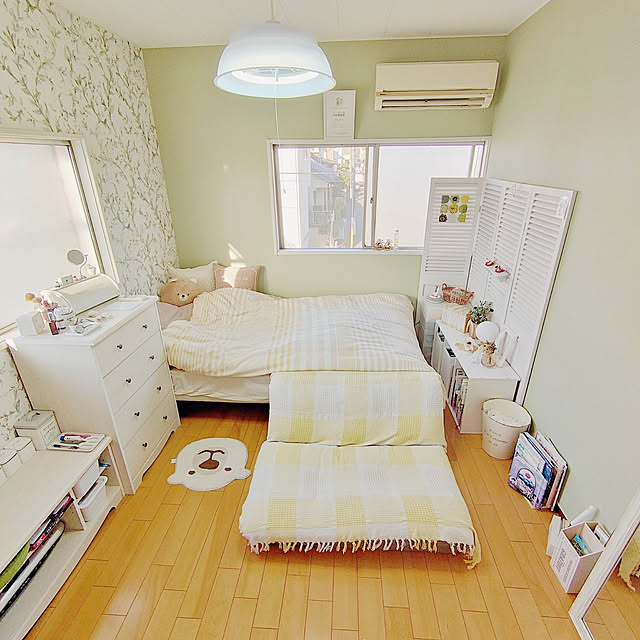 部屋全体/新生活/ホワイトが好き♡/淡色/淡色インテリア...などのインテリア実例 - 2022-02-01 21:07:31