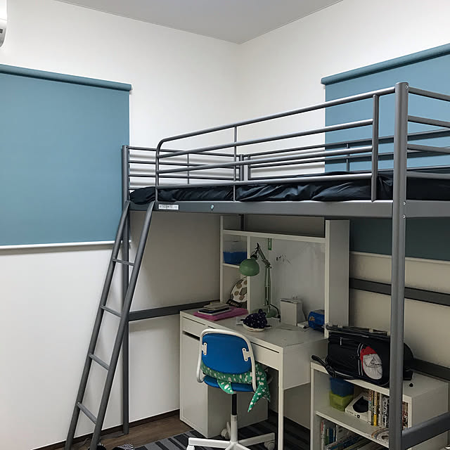 イケア IKEA ロフトベット SVARTAロフトベッドフレーム シルバー イケア IKEA ロフトベット SVARTAロフトベッドフレーム シルバー